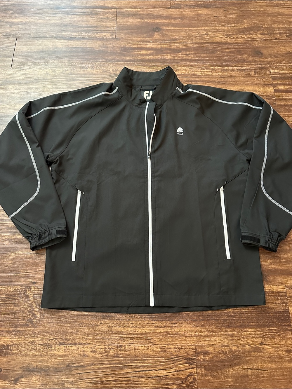 FootJoy XL Golf Windbreaker Jacket New without tags Black Zip up